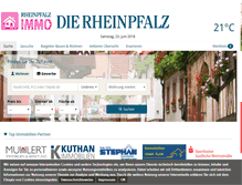Tablet Screenshot of immo.rheinpfalz.de